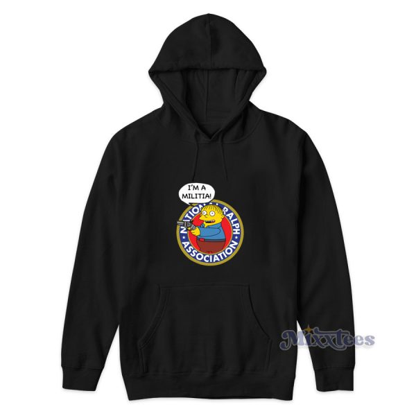 The Simpsons Ralph Wiggum I’m A Militia Hoodie