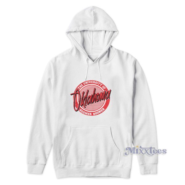 The University of Oklahoma 90s Circle Hoodie