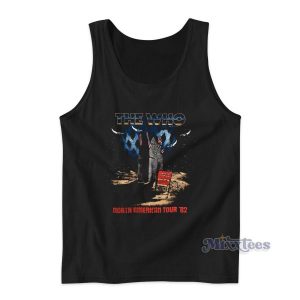 The Who American Tour 1982 Tank Top for Unisex 2