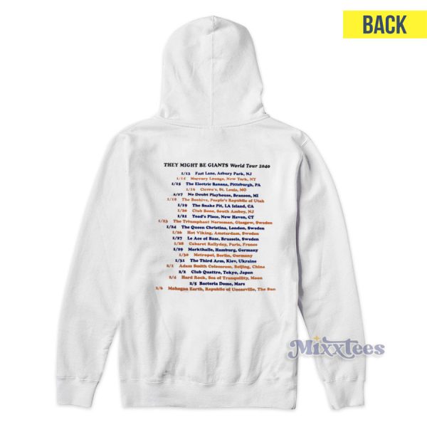 They Might Be Giants World Tour 2024 Hoodie