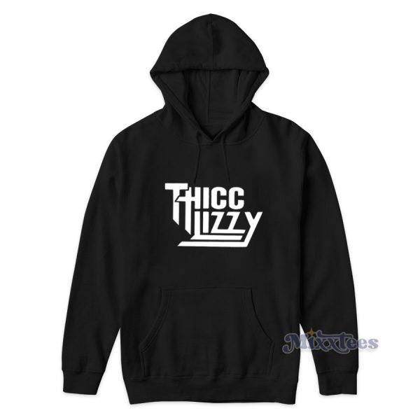 Thicc Lizzy Body Positive Hard Rock Classic Metal Hoodie