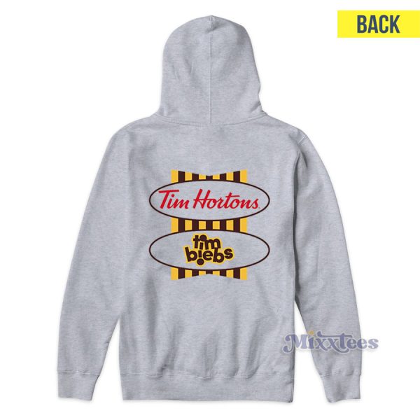 Tim Hortons X Justin Bieber Merch Collab Hoodie