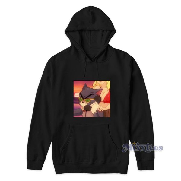 Tom And Jerry Malandro Papel De Parede Hoodie