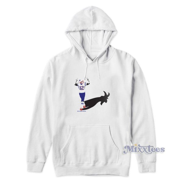 Tom Brady Goat Shadow Hoodie