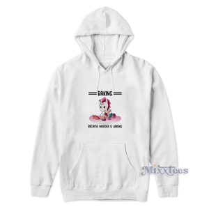 Top Unicorn Baking Because Murder Is Wrong Hoodie for Unisex 1
