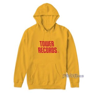 Tower Records Logo Hoodie for Unisex 1 Tower Records Logo Hoodie for Unisex 2