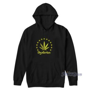 Vegetarian Marijuana Hoodie for Unisex 1