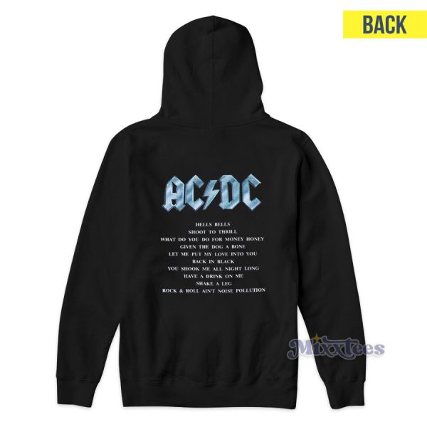 Vintage 1996 ACDC In Black Hoodie for Unisex