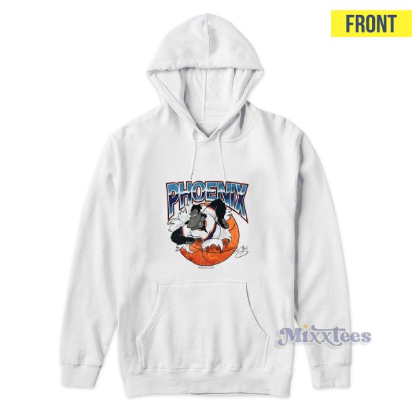 Vintage 90s Phoenix Suns Gorilla Hoodie for Unisex