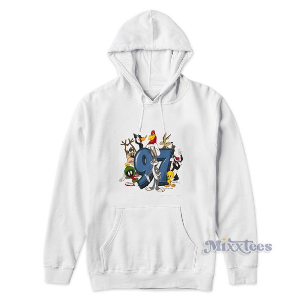 Vintage Looney Tunes Six Flags Hoodie for Unisex