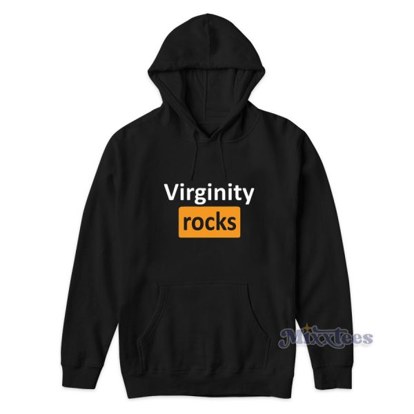 Virginity Rocks No Sex Pullover Hoodie for Unisex