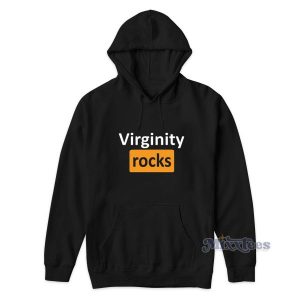 Virginity Rocks No Sex Pullover Hoodie for Unisex 2