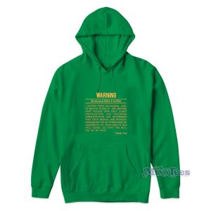Warning Beau coup Di­en Cai Dau Hoodie for Unisex