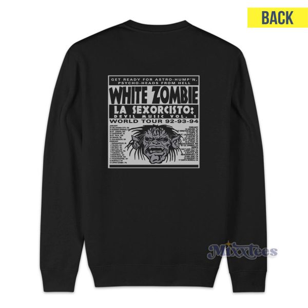 White Zombie La Sexorcisto Devil Music Sweatshirt