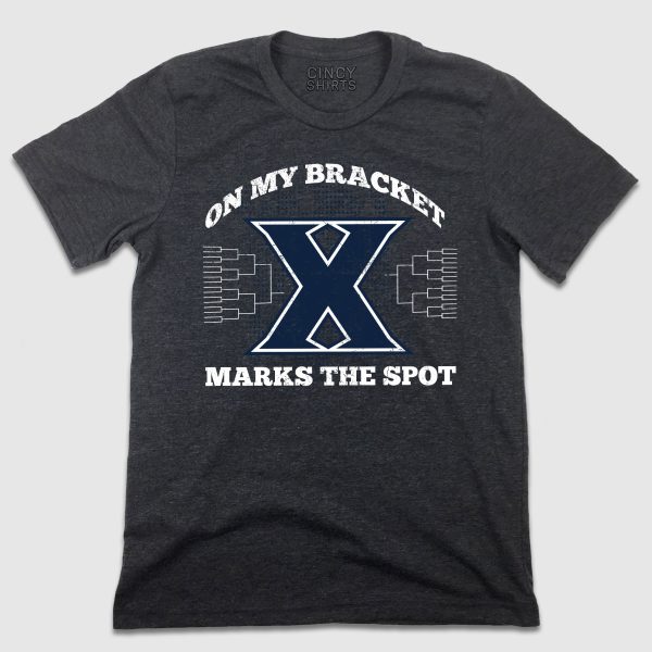 X Marks The Spot Xavier University Bracket Tee