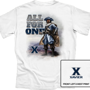 Xavier University All for One Painted Musketeer 1