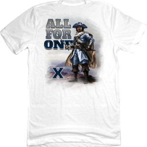 Xavier University All for One Painted Musketeer 3