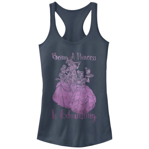 Junior’s Tangled Being a Princess is Exhausting Racerback Tank Top