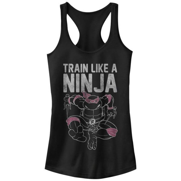 Junior’s Teenage Mutant Ninja Turtles Train Like a Ninja Racerback Tank Top