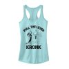 Junior’s The Emperor’s New Groove Kronk Pull Lever Racerback Tank Top