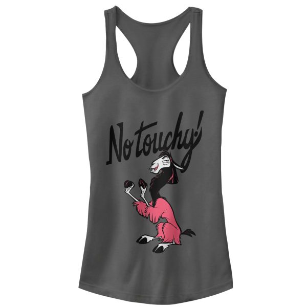 Junior’s The Emperor’s New Groove No Touchy Racerback Tank Top