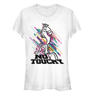 Junior’s The Emperor’s New Groove No Touchy Streaks T-Shirt