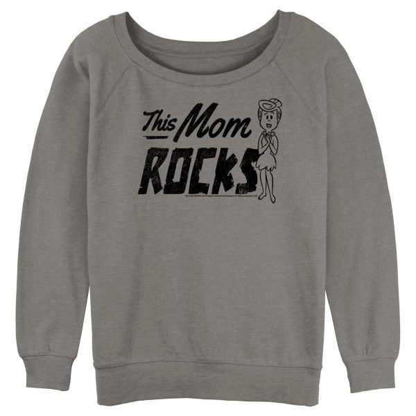 Junior’s The Flintstones This Mom Rocks Sweatshirt