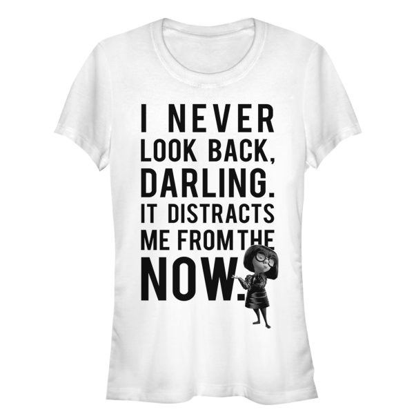 Junior’s The Incredibles Edna Mode Never Look Back T-Shirt