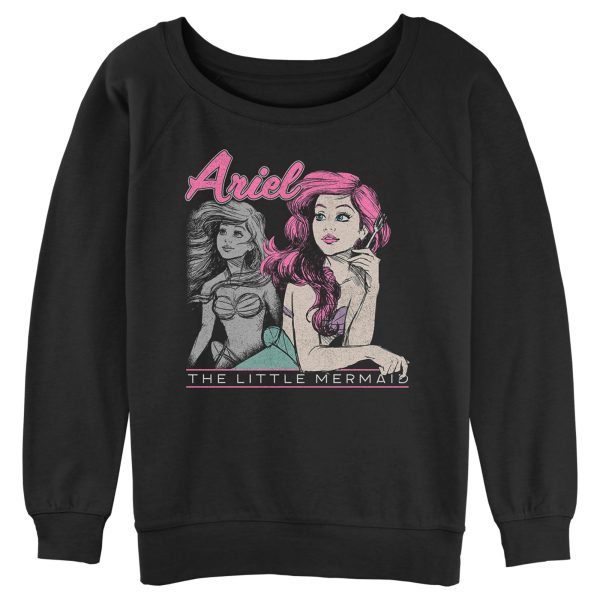 Junior’s The Little Mermaid 90s Ariel Poster Sweatshirt