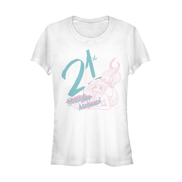 Junior’s The Little Mermaid Ariel 21st Birthday T-Shirt