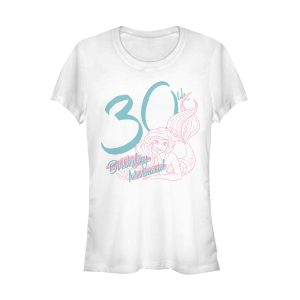 Junior’s The Little Mermaid Ariel 30th Birthday T-Shirt