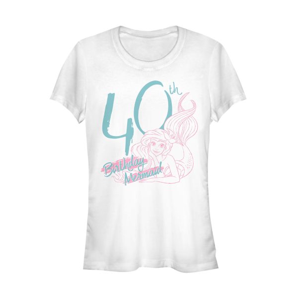 Junior’s The Little Mermaid Ariel 40th Birthday T-Shirt