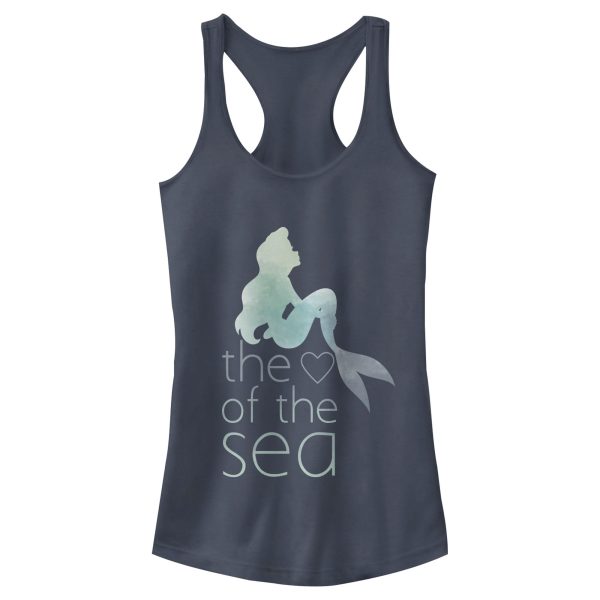 Junior’s The Little Mermaid Ariel Heart of Sea Racerback Tank Top