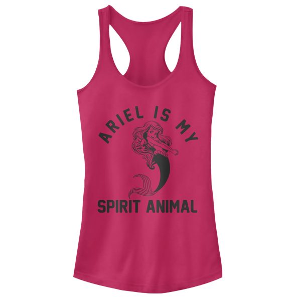 Junior’s The Little Mermaid Ariel Spirit Animal Racerback Tank Top