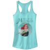 Junior’s The Little Mermaid Ariel Wave Racerback Tank Top