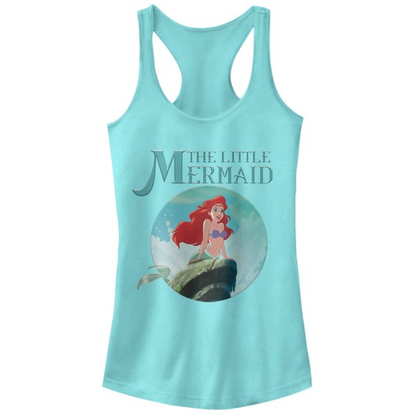 Junior’s The Little Mermaid Ariel Wave Racerback Tank Top