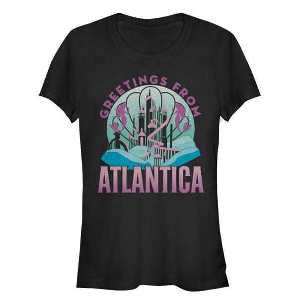 Junior’s The Little Mermaid Atlantica Greetings T-Shirt