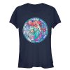 Junior’s The Little Mermaid Stained Glass T-Shirt