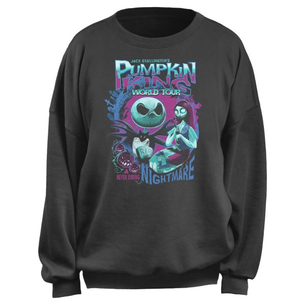 Junior’s The Nightmare Before Christmas Jack’s Pumpkin King World Tour Sweatshirt