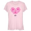 Junior’s The Powerpuff Girls Valentine’s Day Heart Silhouettes T-Shirt