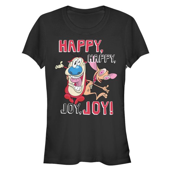 Junior’s The Ren & Stimpy Show Happy Happy Joy Joy T-Shirt