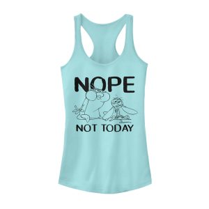 Junior’s The Ren & Stimpy Show Nope Not Today Racerback Tank Top