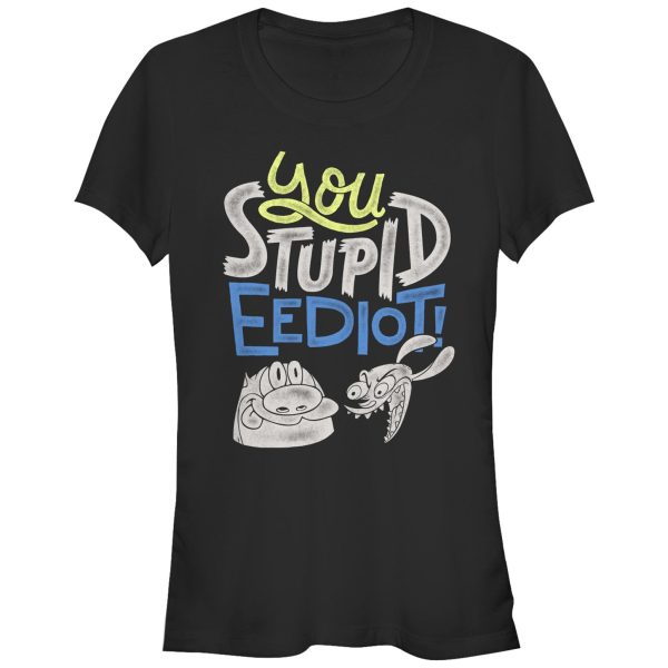 Junior’s The Ren & Stimpy Show Stupid Eediot T-Shirt