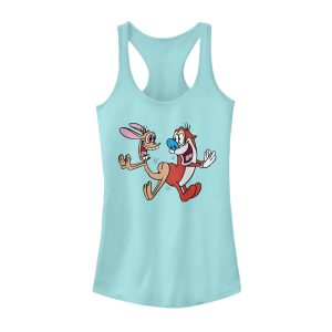 Junior’s The Ren & Stimpy Show Such Buddies Racerback Tank Top