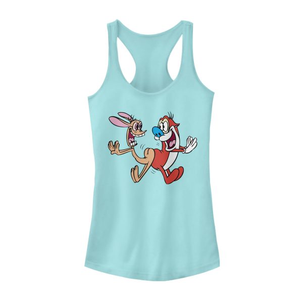 Junior’s The Ren & Stimpy Show Such Buddies Racerback Tank Top