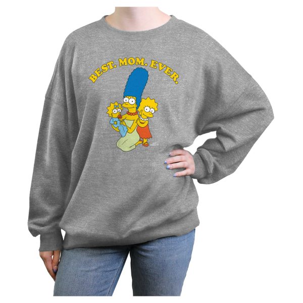 Junior’s The Simpsons Best Mom Ever Trio Sweatshirt