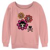 Junior’s Tokidoki Dia de los Muertos Adios Floral Portraits Sweatshirt