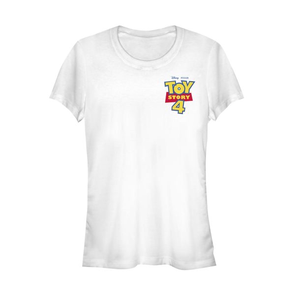 Junior’s Toy Story Bold Logo Badge T-Shirt