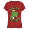 Junior’s Toy Story Christmas Santa Rex T-Shirt
