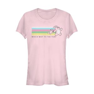 Junior’s Toy Story Ducky & Bunny Fun Rainbow Race T-Shirt